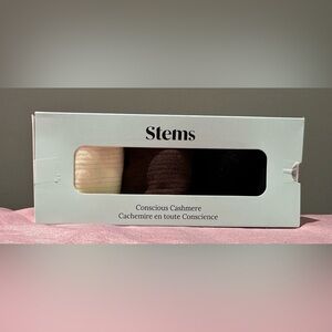 ✨New in Box✨ Stems: Conscious Cashmere Socks Set of 3